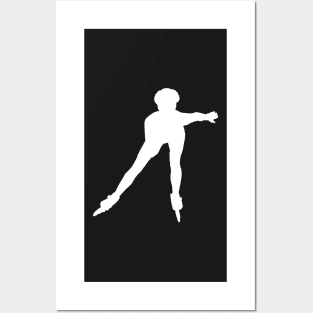 Inline skater Posters and Art